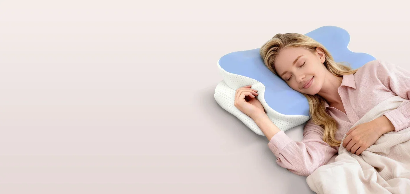 Melara pillow shown in use in the seller’s imagery