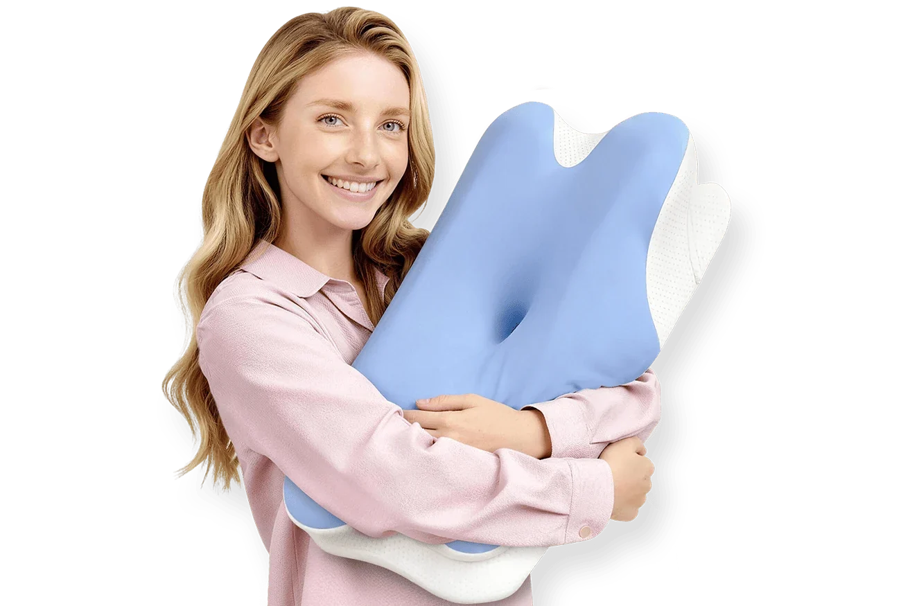Melara pillow shown in seller product imagery